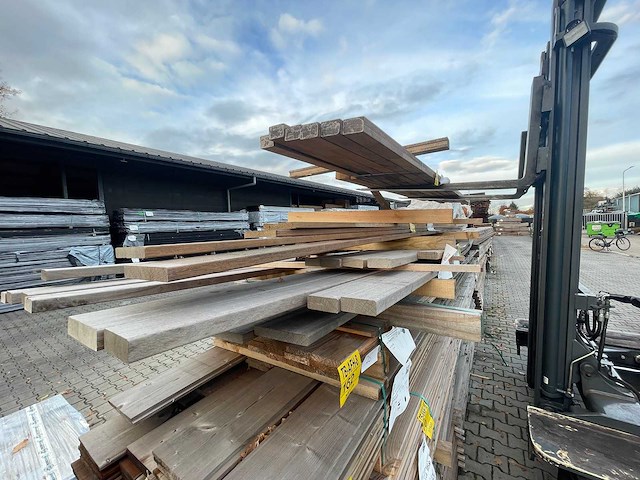 Guyana ipé planken geschaafd 4100-4300x145x21mm (4x) - afbeelding 2 van  3