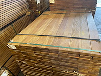 Guyana ipé planken geschaafd 4300x90x25mm (93x) - afbeelding 1 van  4