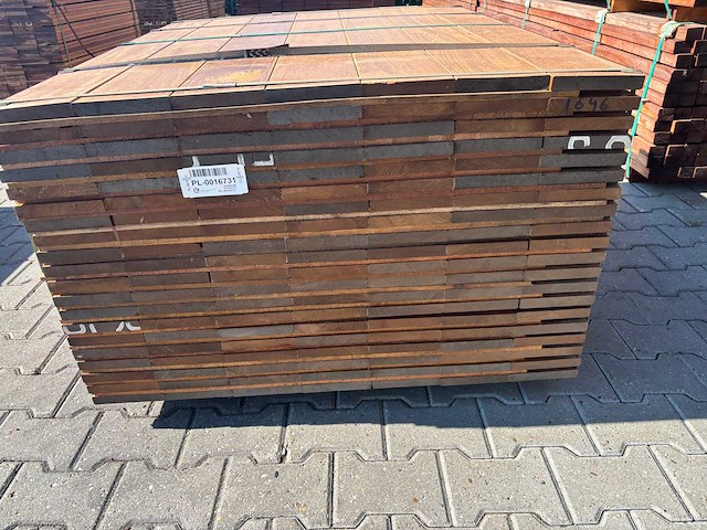 Guyana ipé planken geschaafd 650-1250x140x25mm (266x) - afbeelding 3 van  3