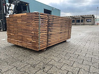 Guyana ipé planken geschaafd 650-1350x145x25mm (173x) - afbeelding 2 van  4