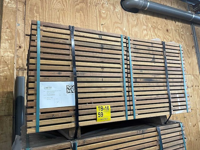 Guyana ipé planken geschaafd 650-1350x145x25mm (260x) - afbeelding 4 van  4