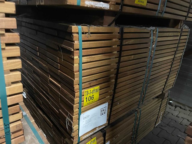 Guyana ipé planken geschaafd 650-1350x145x25mm (260x) - afbeelding 4 van  4