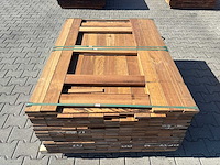Guyana ipé planken geschaafd 650-1350x90x25mm (324x)