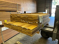 Guyana ipé planken geschaafd country grade 1000-1500x140x18mm (132x) - afbeelding 2 van  3