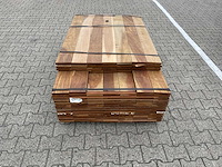 Guyana ipé planken geschaafd country grade 1250-1550x140x21mm (112x) - afbeelding 1 van  3