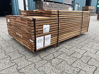 Guyana ipé planken geschaafd country grade 1250-1550x140x21mm (112x) - afbeelding 2 van  3