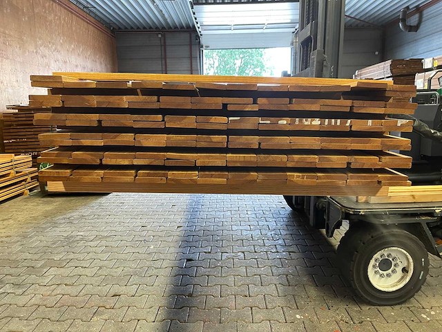 Guyana ipé planken geschaafd country grade 4500x90x18mm (134x) - afbeelding 3 van  3