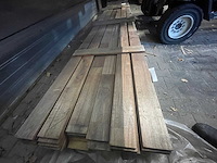 Guyana ipé planken geschaafd gevingerlast 5000x140x18mm (40x) - afbeelding 1 van  3