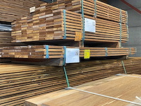 Guyana teak - dekdelen geschaafd gevingerlast - 2150x120x21mm (32x) - afbeelding 4 van  4