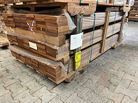 Guyana teak - plank geschaafd - 2150x140x25mm (63x) - afbeelding 4 van  4