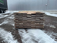 Guyana teak - plank geschaafd - 3000x140x16mm (69x) - afbeelding 3 van  4