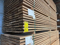 Guyana teak - plank geschaafd - 3000x140x16mm (69x) - afbeelding 4 van  4
