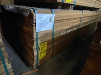 Guyana teak - plank geschaafd - 3350x90x25mm (130x) - afbeelding 4 van  4