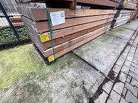Guyana teak balken fijnbezaagd 3000x100x100mm (27x) - afbeelding 4 van  4