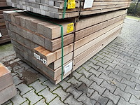 Guyana teak balken fijnbezaagd 3000x100x100mm (54x) - afbeelding 4 van  4