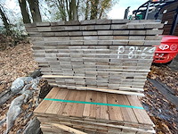 Guyana teak beschoeiingsplanken 1000-1500x100x20mm (169x) - afbeelding 3 van  3