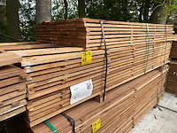 Guyana teak beschoeiingsplanken 2000-2500x100x20mm (189x) - afbeelding 4 van  4