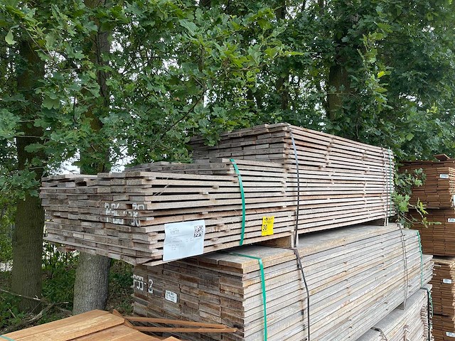 Guyana teak beschoeiingsplanken 2000-3000x100x20mm (207x) - afbeelding 4 van  4