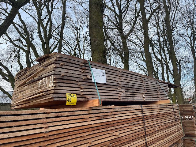 Guyana teak beschoeiingsplanken 2000-3500x100x20mm (183x) - afbeelding 4 van  4