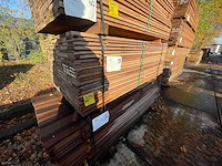 Guyana teak beschoeiingsplanken 2000x100x20mm (207x) - afbeelding 4 van  4