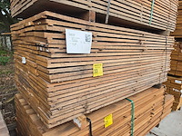 Guyana teak beschoeiingsplanken 2000x200x20mm (115x) - afbeelding 4 van  4