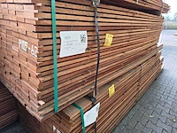 Guyana teak beschoeiingsplanken 2500-3000x100x20mm (207x) - afbeelding 4 van  4