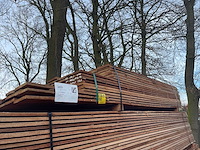 Guyana teak beschoeiingsplanken 2500-3500x200x20mm (85x) - afbeelding 4 van  4