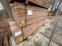 Guyana teak beschoeiingsplanken 2500x100x20mm (207x) - afbeelding 4 van  4