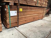 Guyana teak beschoeiingsplanken 2500x150x20mm (138x) - afbeelding 4 van  4