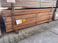 Guyana teak beschoeiingsplanken 2500x150x20mm (138x) - afbeelding 4 van  4