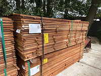 Guyana teak beschoeiingsplanken 2500x150x20mm (66x) - afbeelding 4 van  4