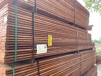 Guyana teak beschoeiingsplanken 3000-3500x150x20mm (93x) - afbeelding 4 van  4