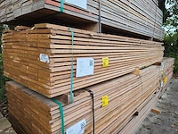 Guyana teak beschoeiingsplanken 3000-3500x150x20mm (93x) - afbeelding 4 van  4