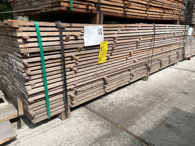 Guyana teak beschoeiingsplanken 3000x100x20mm (100x) - afbeelding 4 van  4
