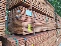Guyana teak beschoeiingsplanken 3000x100x20mm (100x) - afbeelding 4 van  4