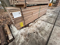 Guyana teak beschoeiingsplanken 3000x100x20mm (104x) - afbeelding 4 van  4