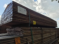 Guyana teak beschoeiingsplanken 3000x100x20mm (126x) - afbeelding 4 van  4