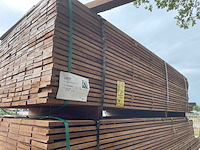 Guyana teak beschoeiingsplanken 3000x100x20mm (182x) - afbeelding 4 van  4