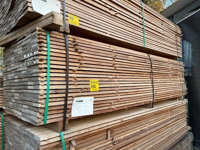 Guyana teak beschoeiingsplanken 3000x100x20mm (207x) - afbeelding 4 van  4