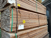 Guyana teak beschoeiingsplanken 3000x100x20mm (207x) - afbeelding 4 van  4