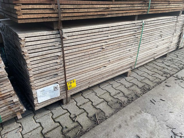 Guyana teak beschoeiingsplanken 3000x100x20mm (207x) - afbeelding 4 van  4