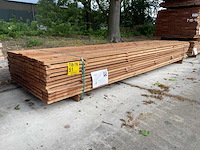 Guyana teak beschoeiingsplanken 3000x100x20mm (99x) - afbeelding 4 van  4