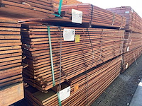 Guyana teak beschoeiingsplanken 3000x150x20mm (138x) - afbeelding 4 van  4