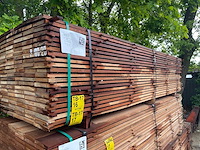 Guyana teak beschoeiingsplanken 3000x150x20mm (66x) - afbeelding 2 van  3