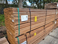 Guyana teak beschoeiingsplanken 3000x150x20mm (69x) - afbeelding 4 van  4