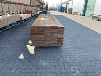 Guyana teak beschoeiingsplanken 3000x200x20mm (38x) - afbeelding 3 van  4