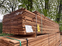 Guyana teak beschoeiingsplanken 3500-4000x150x20mm (55x) - afbeelding 4 van  4
