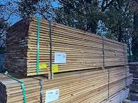 Guyana teak beschoeiingsplanken 3500x100x20mm (100x) - afbeelding 4 van  4