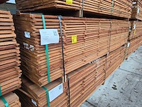 Guyana teak beschoeiingsplanken 3500x100x20mm (198x) - afbeelding 4 van  4