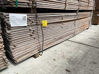 Guyana teak beschoeiingsplanken 3500x100x20mm (207x) - afbeelding 4 van  4